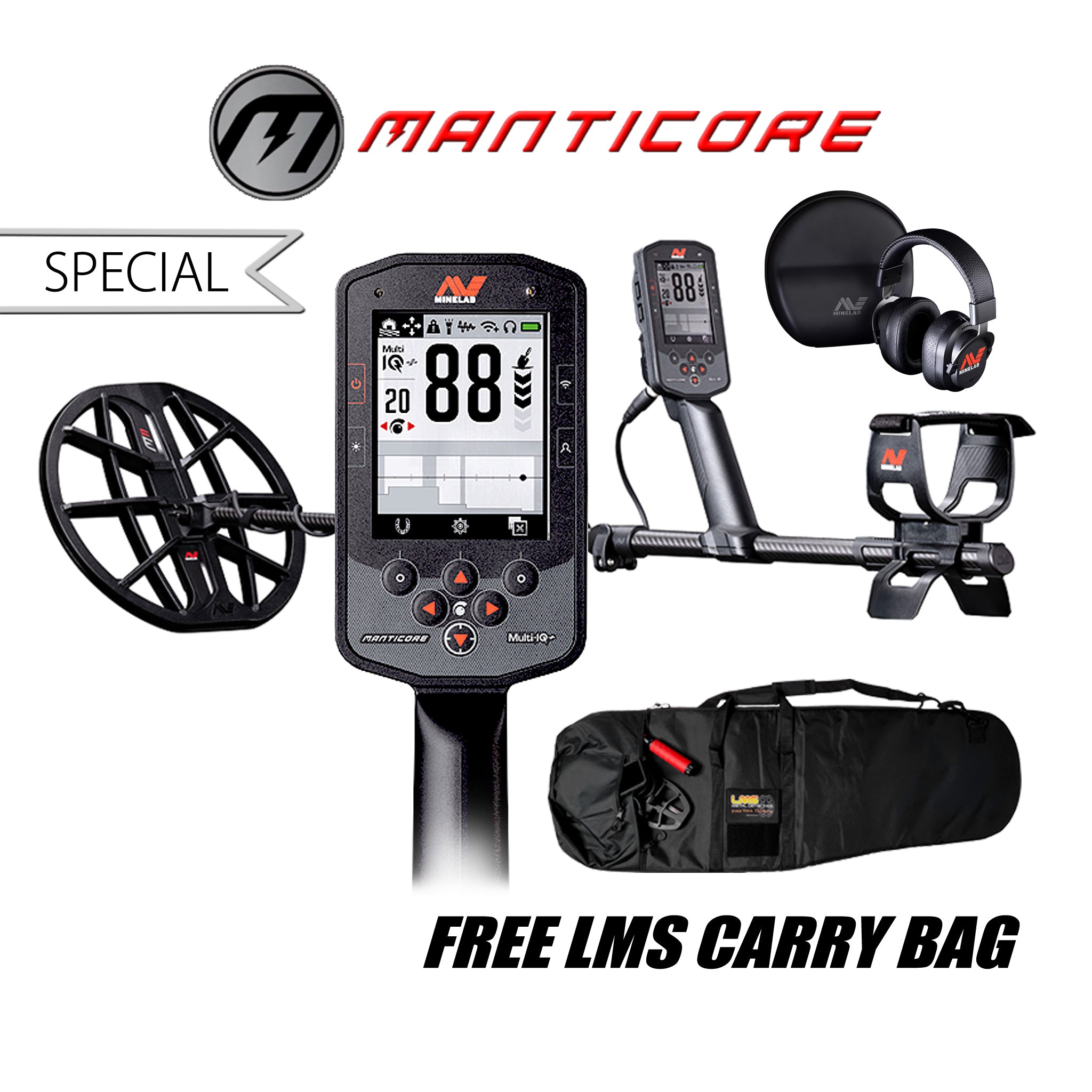 Minelab | Manticore Metal Detector | LMS Metal Detecting – LMS