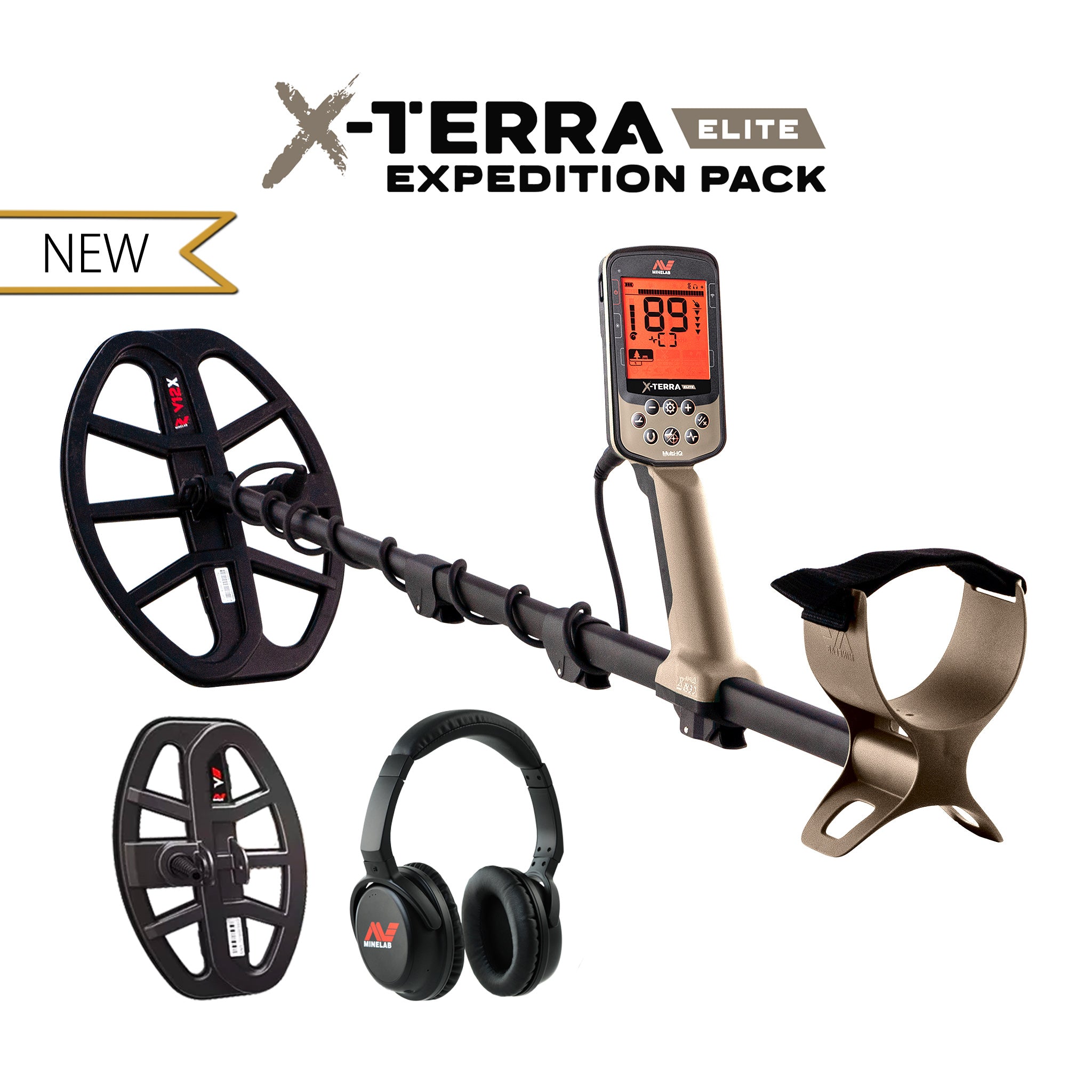 Minelab XTerra Elite Expedition Pack Metal Detector LMS Metal Det