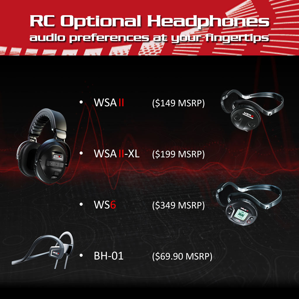 XP Metal Detectors | Headphone Options | LMS Metal Detecting