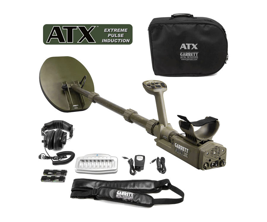 Garrett ATX PI Metal Detector With 11" x 13" Mono Closed Coil LMS