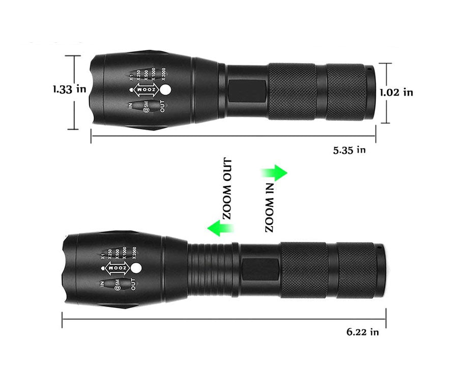 Green LED Flashlight for Night Hunting | LMS Metal Detecting