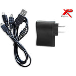 XP Charger 110 Volt with USB X3 Cable | LMS Metal Detecting