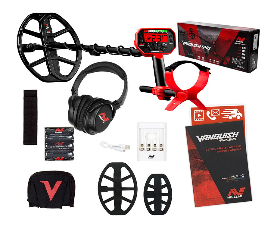 Minelab | Vanquish 540 Pro-Pack Metal Detector | LMS Metal Detecting
