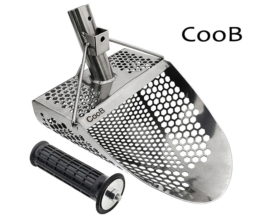 CooB | HEX-710 Stainless Steel Beach Sand Scoop | LMS Metal Detecting