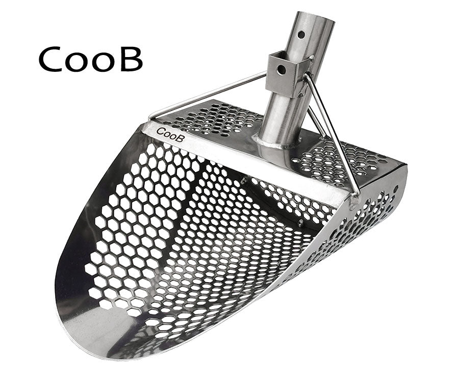 CooB | HEX-710 Stainless Steel Beach Sand Scoop | LMS Metal Detecting