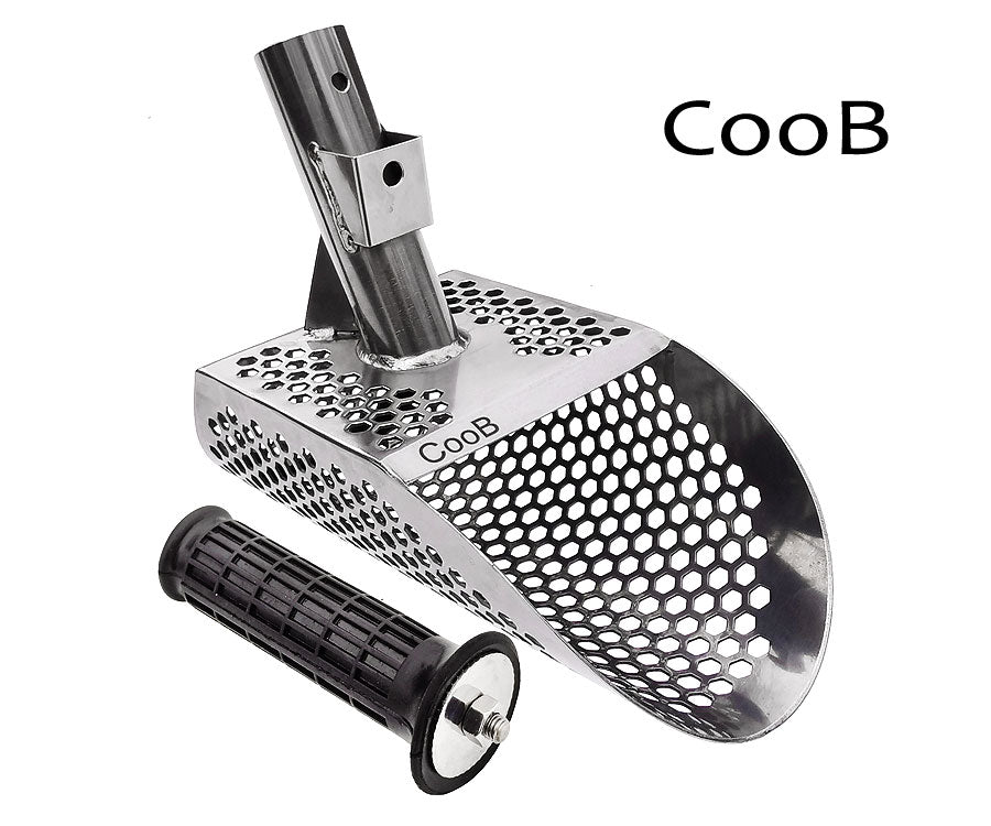 CooB | Krepish Stainless Steel Beach Sand Scoop | LMS Metal Detecting