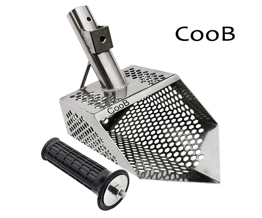 CooB | Sharky Stainless Steel Beach Sand Scoop | LMS Metal Detecting