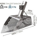 CooB | Sharky Stainless Steel Beach Sand Scoop | LMS Metal Detecting