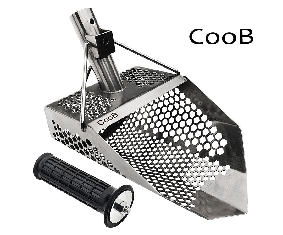 CooB | Shark 710 Stainless Steel Beach Sand Scoop | LMS Metal Detecting