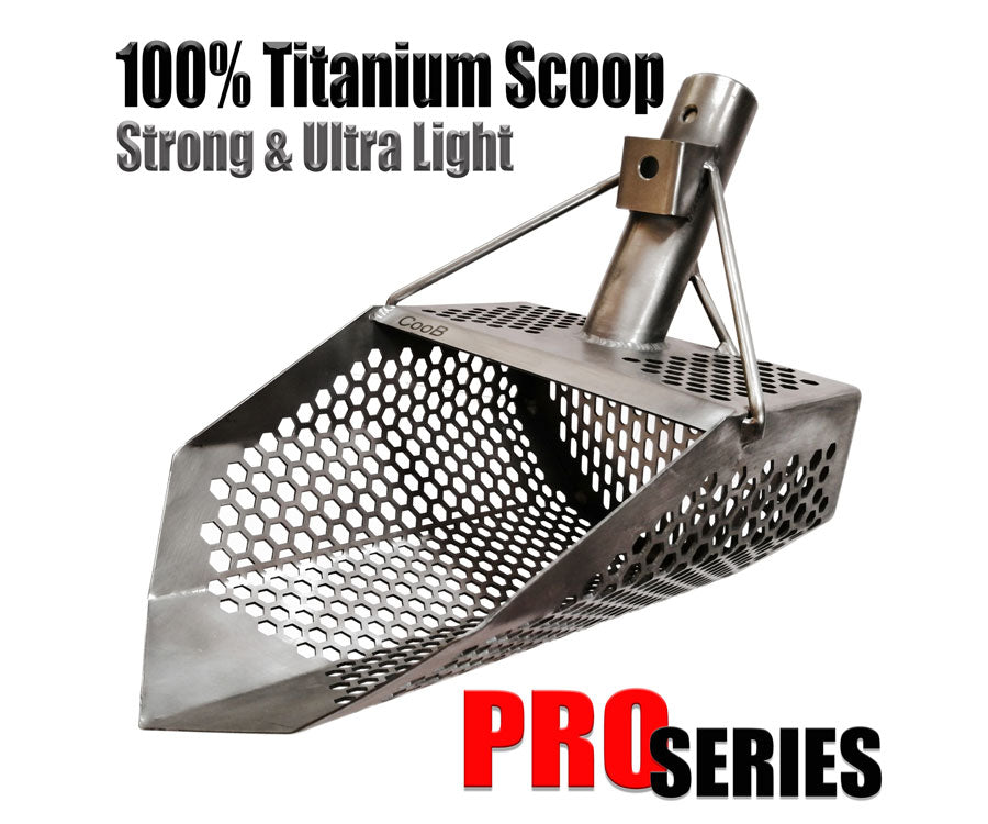 CooB | PRO Series Hunter Titanium Beach Sand Scoop | LMS Metal Detecting