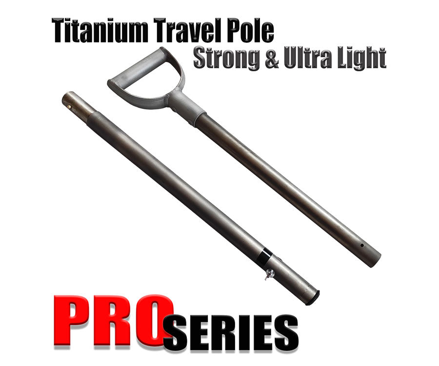 CooB | PRO Series Titanium Collapsible Pole Handle | LMS Metal Detecting