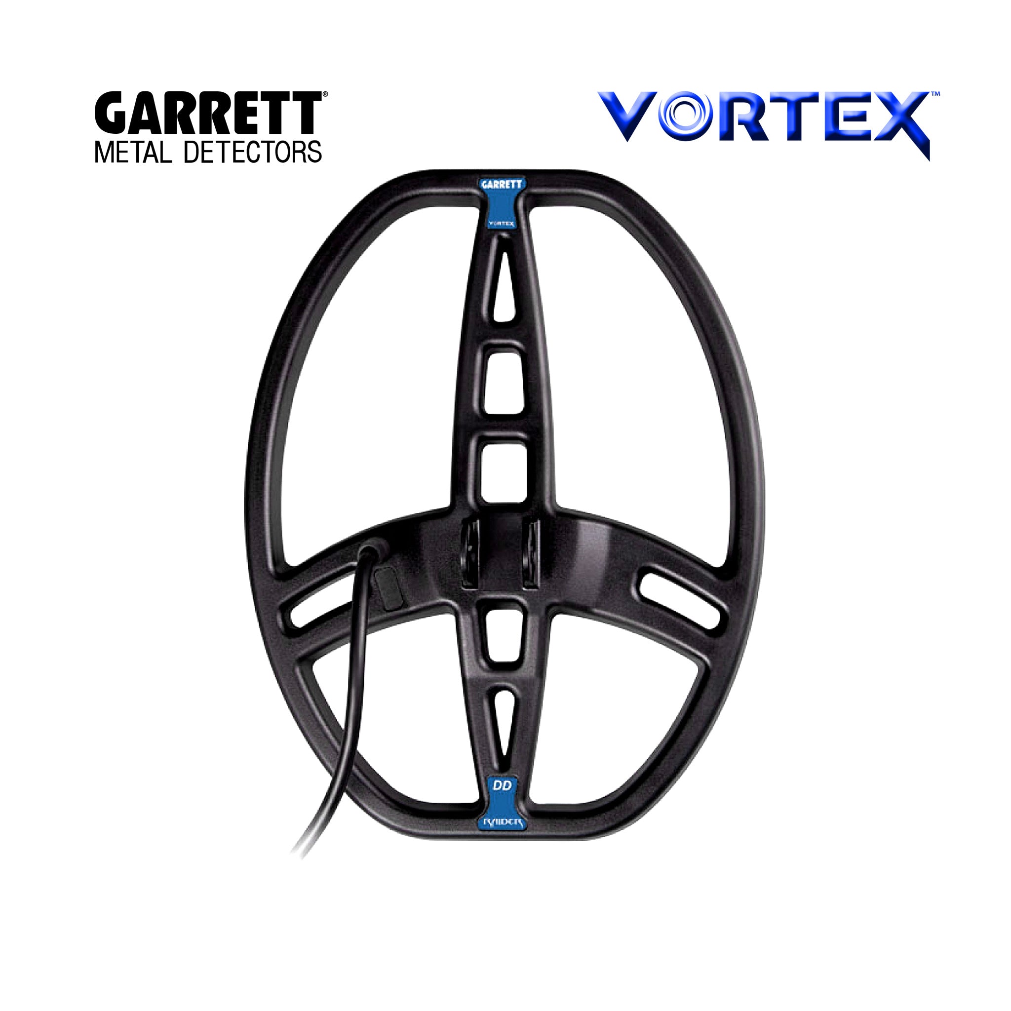 Garrett 8.5" x 11" DD Raider Stock Search Coil for Vortex Metal Detectors