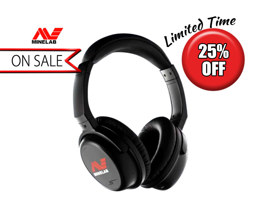 Minelab | ML 85 Wireless Headphones for Equinox 700, 900, X-Terra Pro and Manticore | LMS Metal Detecting