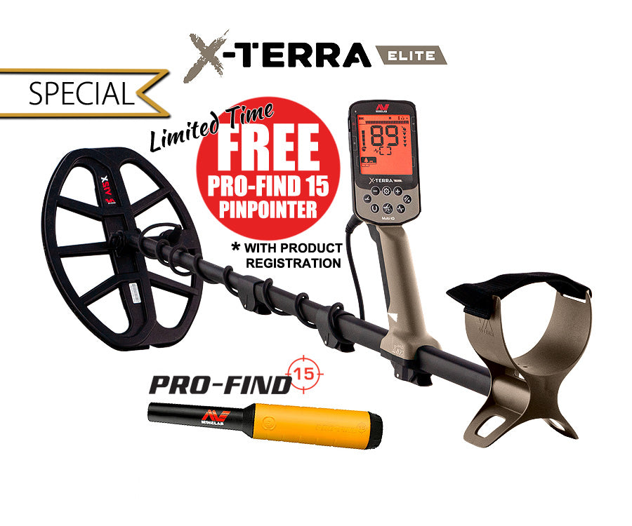 Minelab |  X-Terra Elite Metal Detector | LMS Metal Detecting