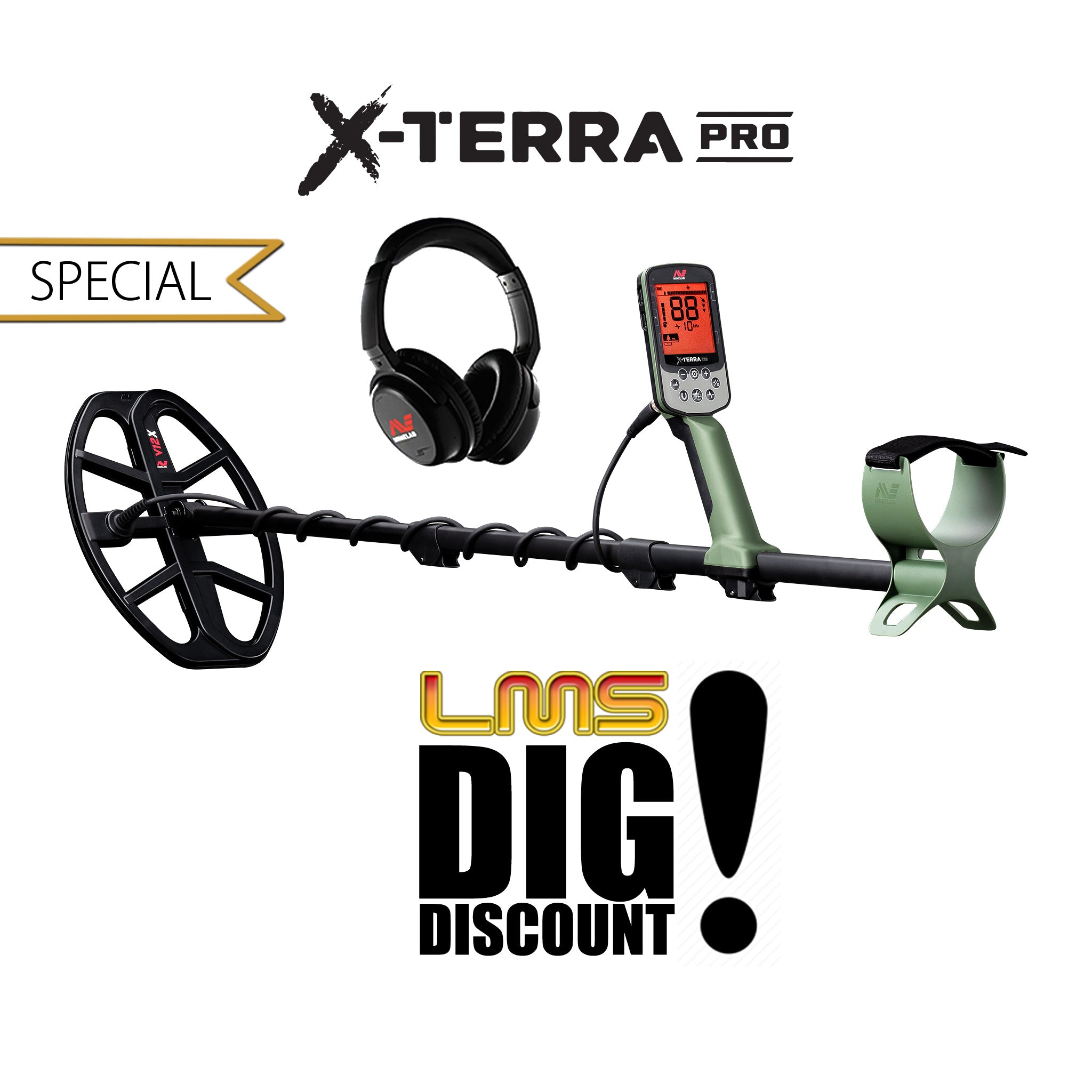 Minelab |  X-Terra Pro Metal Detector | LMS Metal Detecting