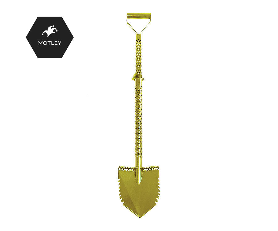 Motley Forest Shovel Double Serrated (Gold) | LMS Metal Detecting