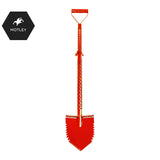 Motley Forest Shovel Double Serrated (Red) | LMS Metal Detecting