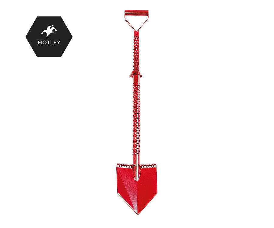 Motley Sharp V Point Shovel (Red) | LMS Metal Detecting