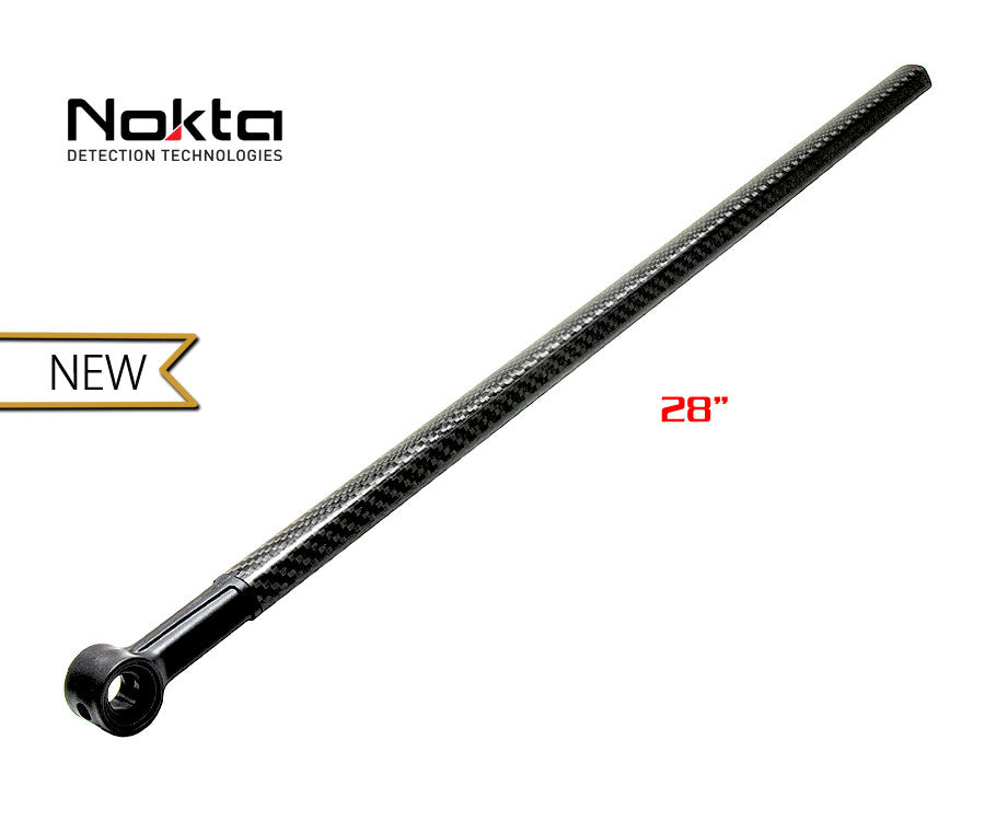 Nokta | Longer Carbon Fiber Lower Shaft for The Legend, Simplex, and Score | LMS Metal Detecting
