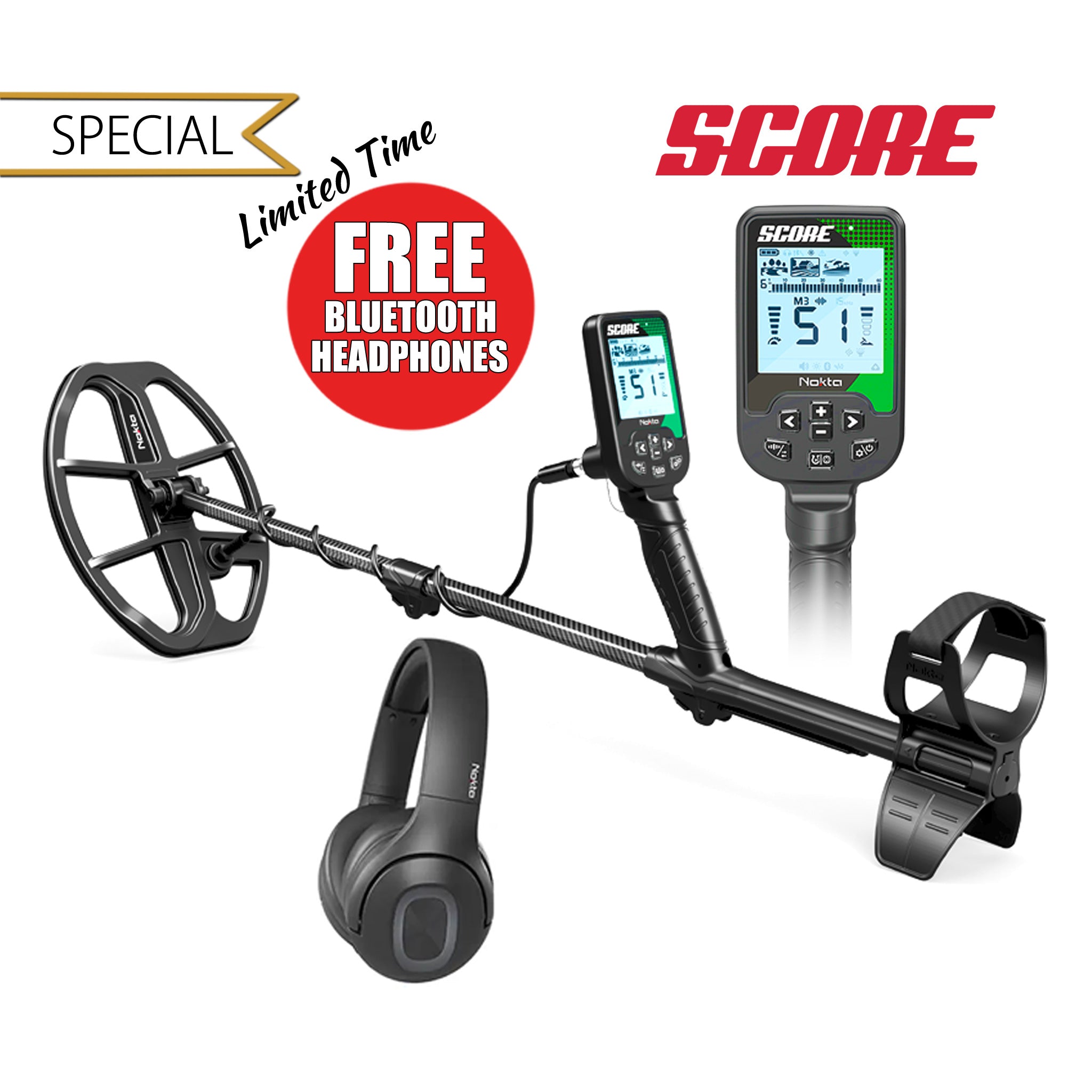 Nokta | Score Metal Detector SMF Waterproof | LMS Metal Detecting