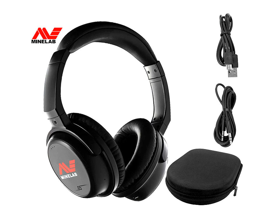 Minelab | ML 85 Wireless Headphones for Equinox 700, 900, X-Terra Pro and Manticore | LMS Metal Detecting
