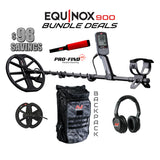 Minelab |  Equinox 900 Metal Detector Bundle Deals | LMS Metal Detecting