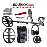 Minelab |  Equinox 900 Metal Detector Bundle Deals | LMS Metal Detecting