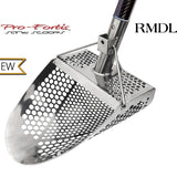 Pro-Fortis Stainless Steel RMDL Sand Scoop with Black Carbon Fiber Handle