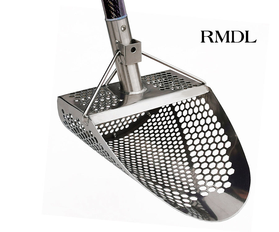 Pro-Fortis Stainless Steel RMDL Sand Scoop with Black Carbon Fiber Handle