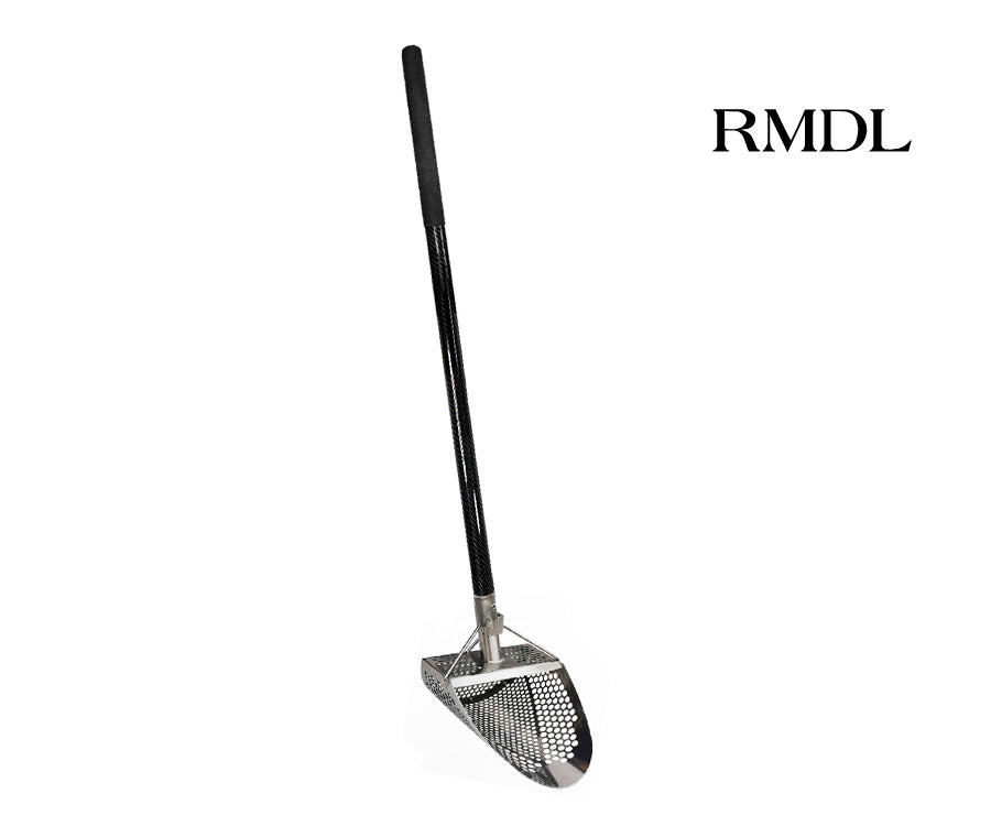 Pro-Fortis Stainless Steel RMDL Sand Scoop with Black Carbon Fiber Handle