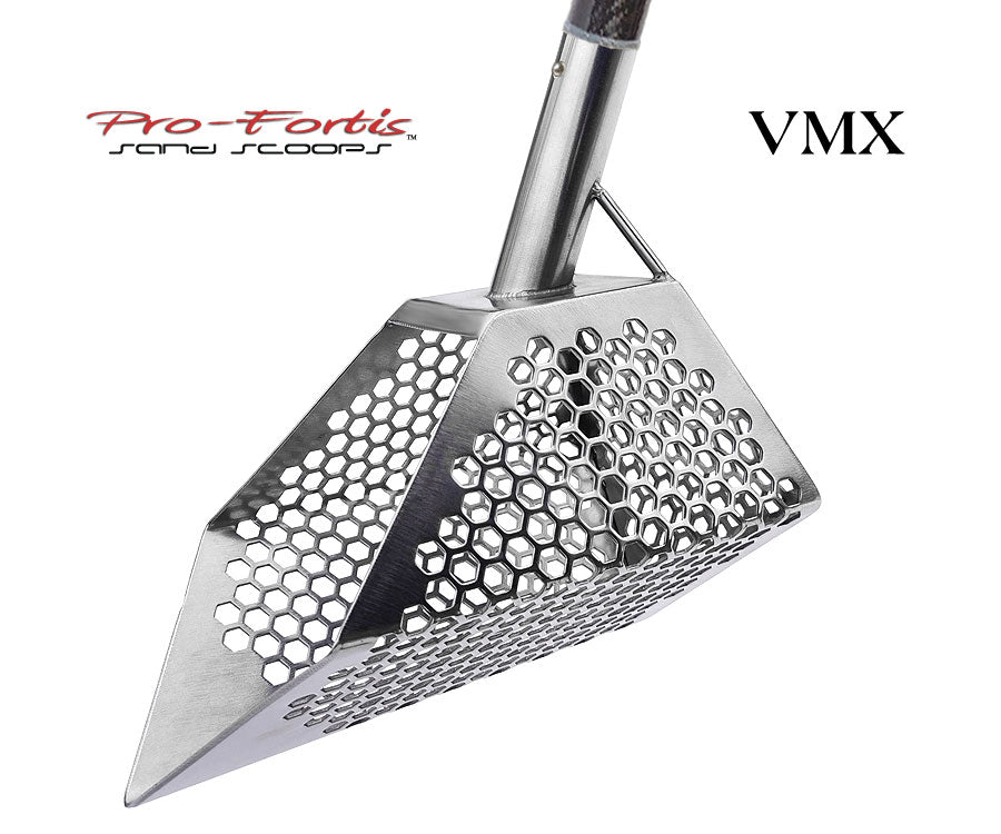 Pro-Fortis VMX Sand Scoop | Black Carbon Fiber | LMS Metal Detecting