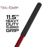 Pro-Fortis Stainless Steel RMDL Sand Scoop with Deep Red Carbon Fiber Handle