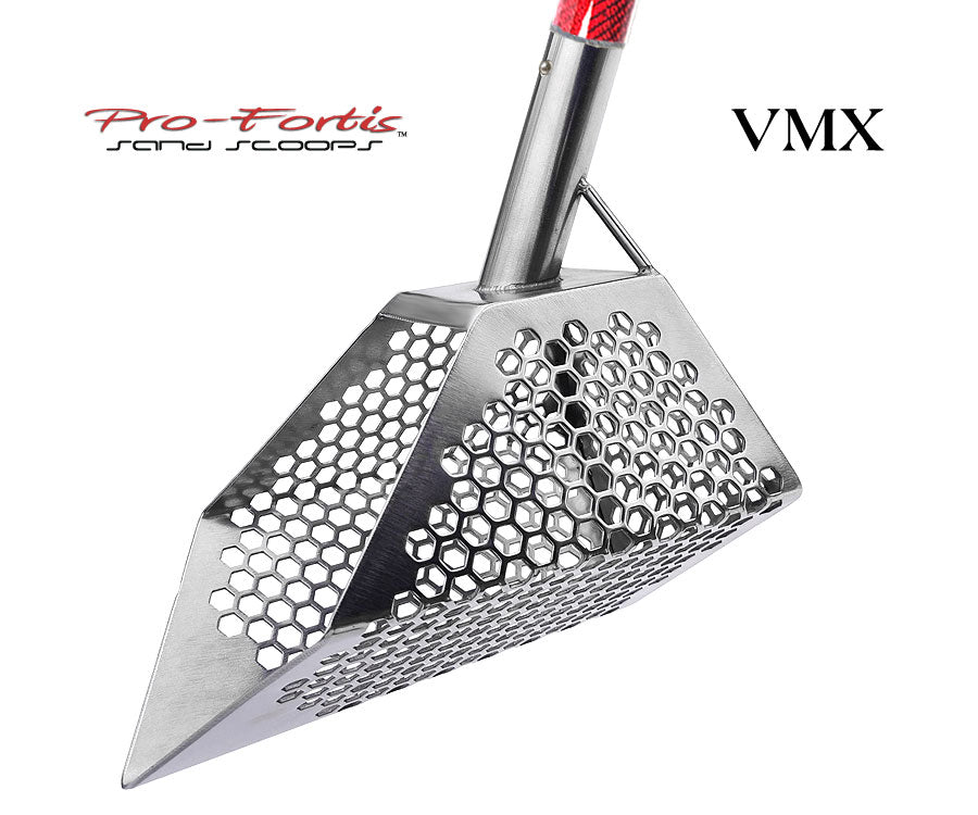 Pro-Fortis VMX Sand Scoop | Deep Red Carbon Fiber | LMS Metal Detecting