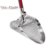 Pro-Fortis | Stainless Steel RMX Sand Scoop Deep Red Carbon Fiber | LMS Metal Detecting