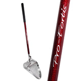 Pro-Fortis | Stainless Steel RMX Sand Scoop Deep Red Carbon Fiber | LMS Metal Detecting
