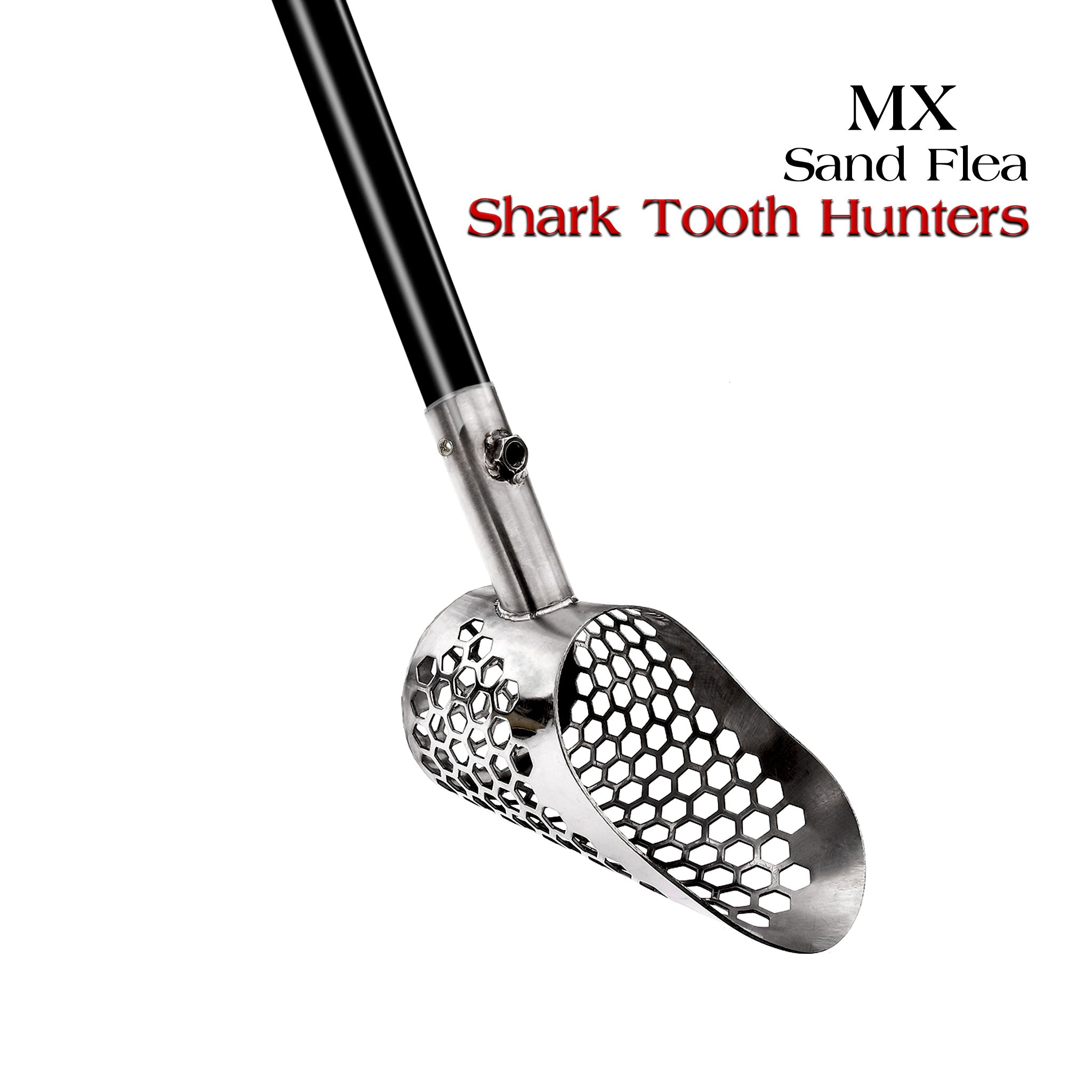 Pro-Fortis | MX Sand Flea Scoop Black Fiberglass Handle | LMS Metal Detecting