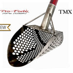 Pro-Fortis Titanium TMX Sand Scoop with Deep Red Carbon Fiber Handle 
