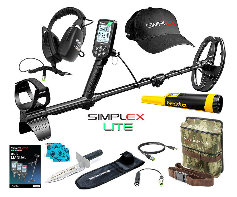 Nokta | Simplex LITE Metal Detector Bundle Pack | LMS Metal Detecting ...