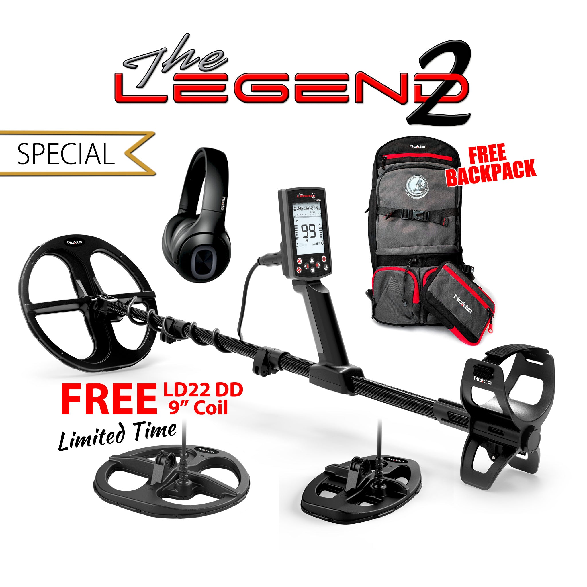 Nokta | The Legend 2 Metal Detector | LMS Metal Detecting