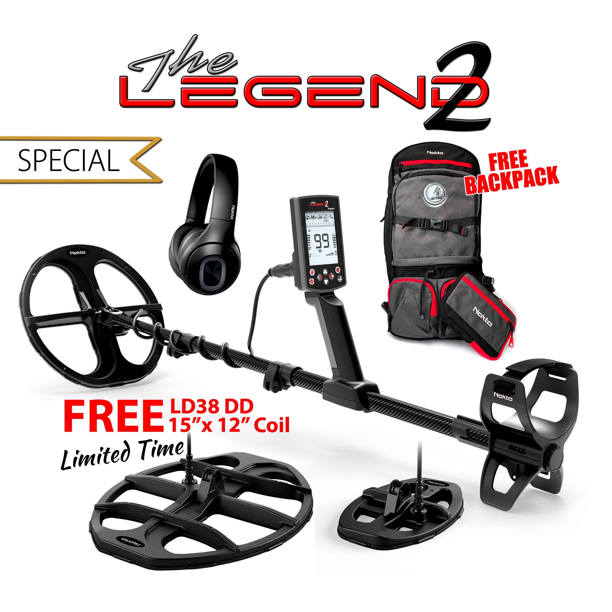 Nokta | The Legend 2 Metal Detector | LMS Metal Detecting