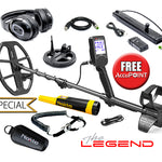 Nokta | The Legend Metal Detector Pro Pack with LG30 12" X 9" Coil | LMS Metal Detecting