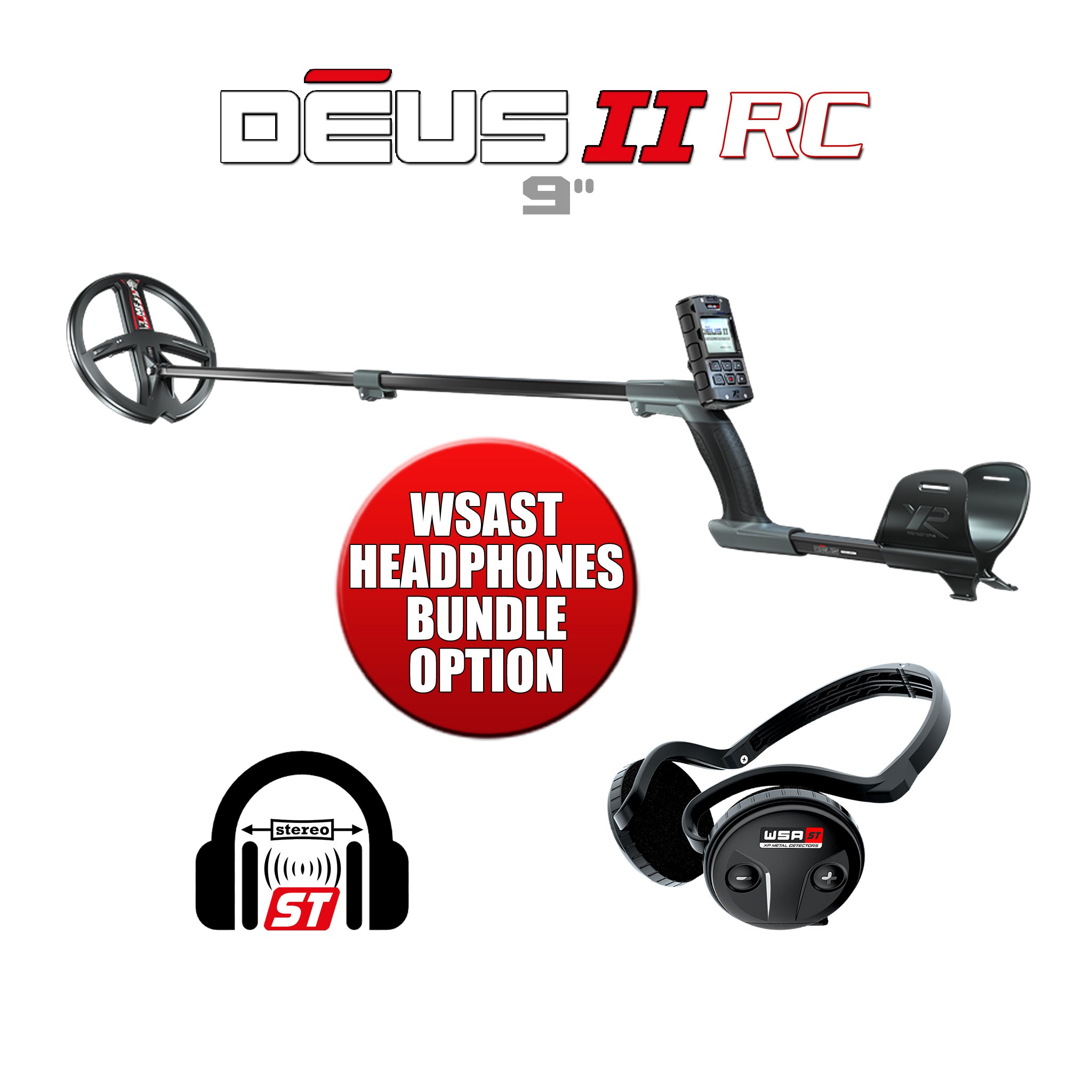 XP Deus II Metal Detector with 9" Search Coil RC Package | LMS Metal Detecting