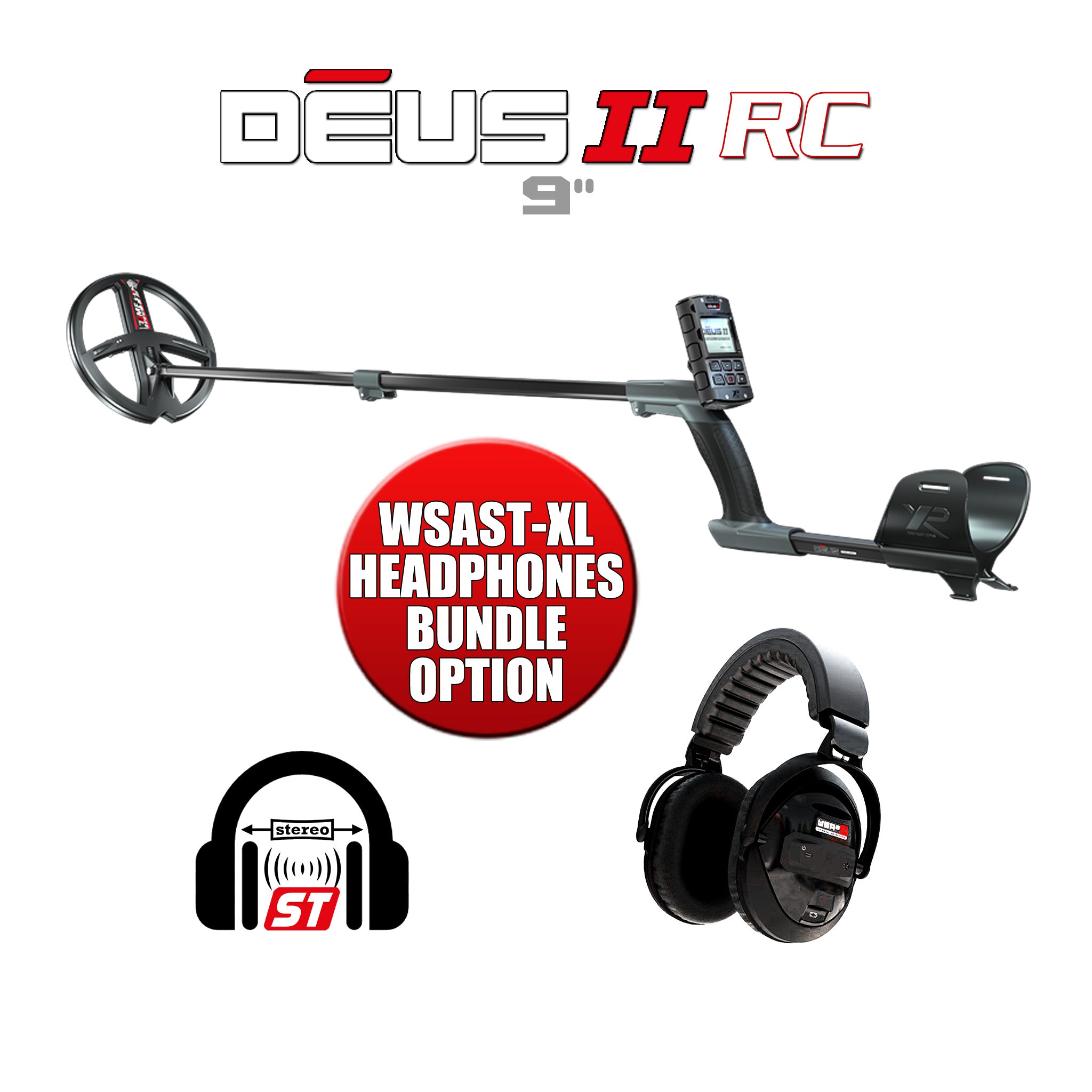 XP Deus II Metal Detector with 9" Search Coil RC Package | LMS Metal Detecting