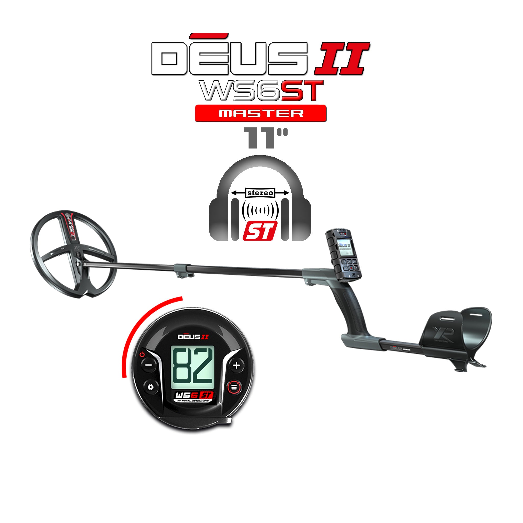 XP Deus II Metal Detector with 11" Search Coil (WS6ST Master) | LMS Metal Detecting