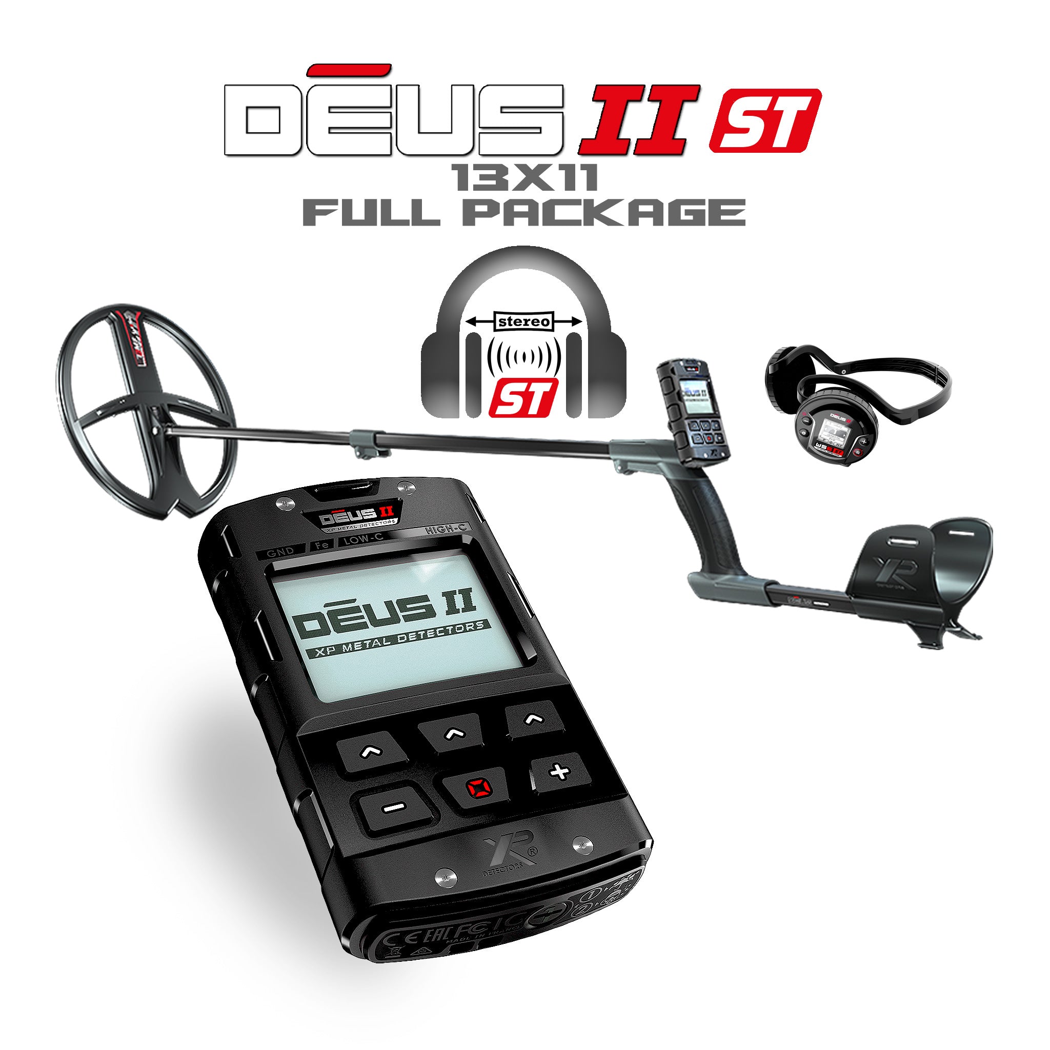 XP Deus II Metal Detector with 13" X 11" Search Coil (Full Package) | LMS Metal Detecting
