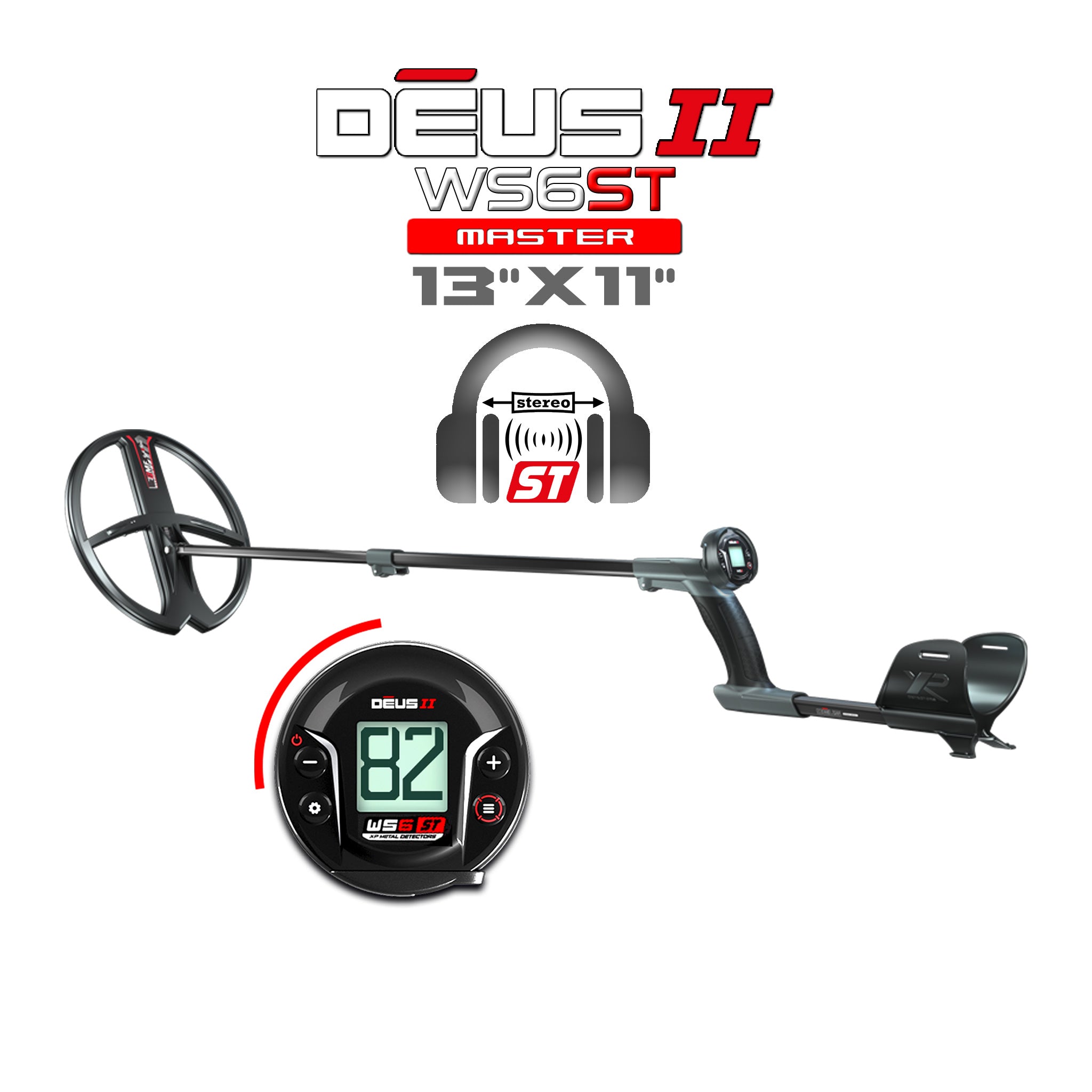 XP Deus II Metal Detector with 11" Search Coil (WS6ST Master) | LMS Metal Detecting