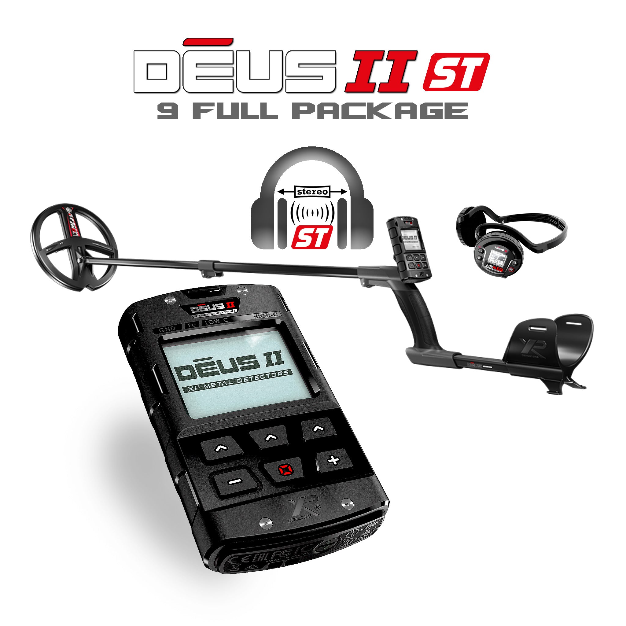 XP Deus II ST Metal Detector with 9" Search Coil (Full Package) | LMS Metal Detecting