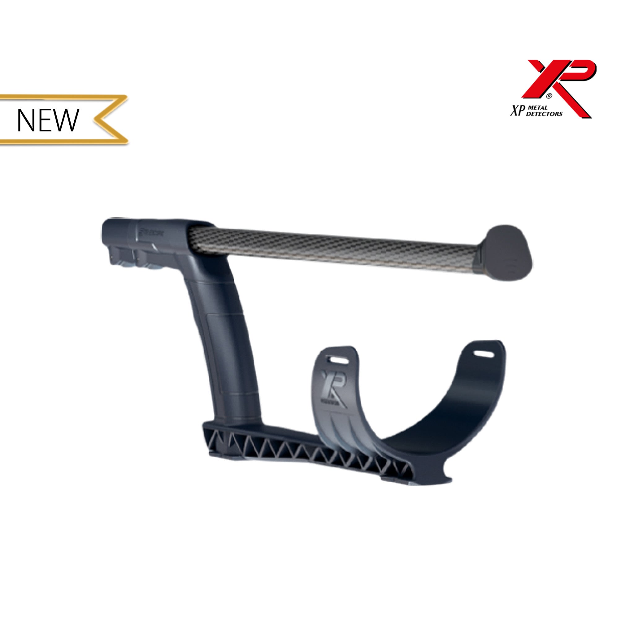XP Metal Detectors - Blue S-telescopic Stem (LITE) With Carbon Fiber Upper Shaft for XP DEUS II, DEUS, ORX, ICON, and ICON X