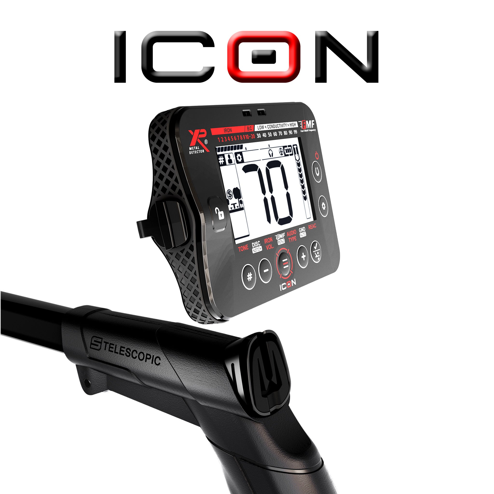 XP ICON Metal Detector with 11" Search Coil | LMS Metal Detecting