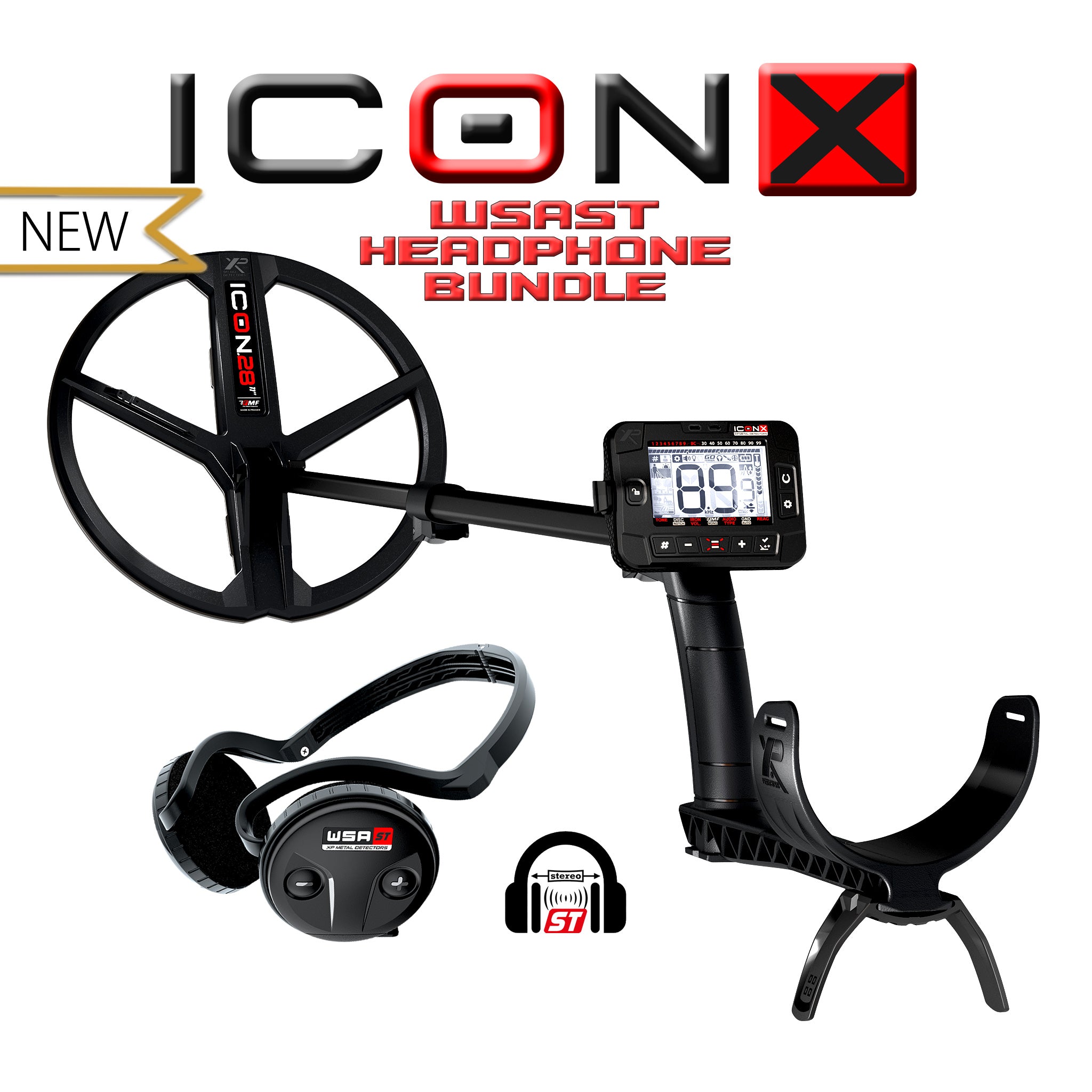 XP ICON X Metal Detector with 11" Search Coil | LMS Metal Detecting
